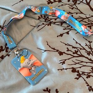 Disney Dumbo lanyard with hardcover card holder